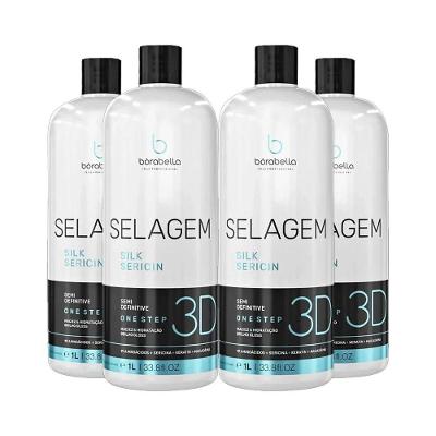Kit 4 Selagem 3d Borabella Semi Definitiva Orgânica Sem Formol 1 Litro