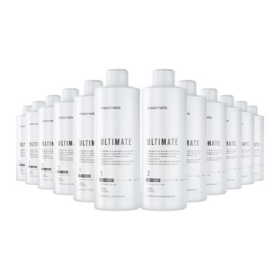 Kit 6 Escovas Progressivas Madame Lis Ultimate + Shampoo Limpeza Profunda 1 Litro