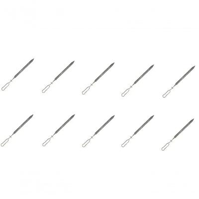 Kit 10 Espetos 25mm Para Boi Comercial Lobo Churrasqueiras - Linha Churrascaria Tamanho 50