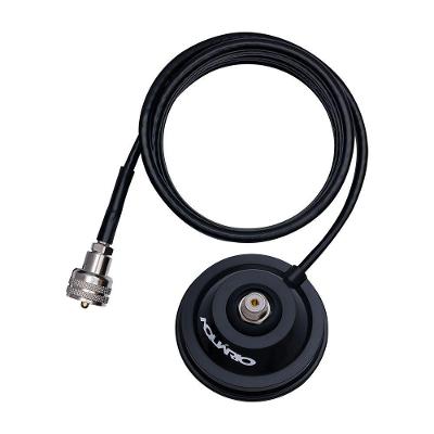 Suporte Magnetico Para Antena Movel Aquario M-700k Base Magnetica Com Cabo Rg058 De 4 Metros
