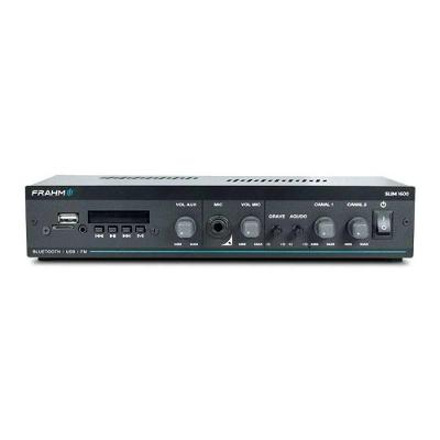 Amplificador Receiver Som Ambiente 60w Custo Benefício Slim