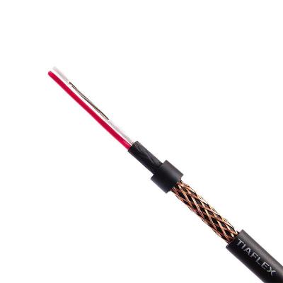 Cabo Blindado Para Audio Estereo Tiaflex 2x0,30 Mm Preto