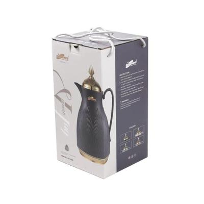 Garrafa Térmica árabe Café Chá 1 Litro Verde A Vácuo Daydays Luxo