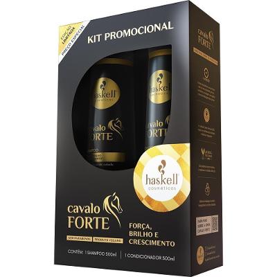 Promopack Para Crescimento E Reconstrução Haskell Cavalo Forte 500ml