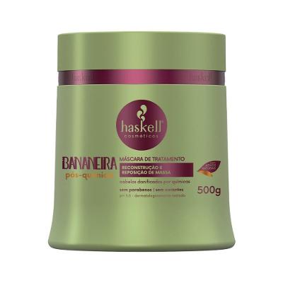 Máscara Bananeira Pós Química Cabelos Danificados Haskell 500g