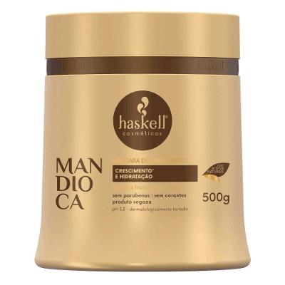 Máscara Para Hidratação E Fortalecimento Haskell Mandioca 500g