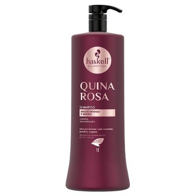 Shampoo Quina Rosa Brilho Intenso E Maciez Haskell 1000ml