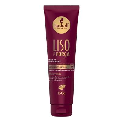Leave-in Disciplinante Liso Com Força Haskell 150g