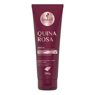 Leave-in Quina Rosa Brilho Intenso E Maciez Haskell 240g