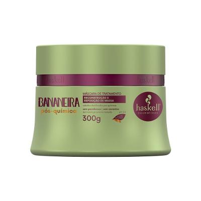 Máscara Bananeira Pós Química Cabelos Danificados Haskell 300g