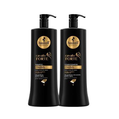 Kit Shampoo E Condicionador Crescimento E Hidratação Haskell Cavalo Forte 1000ml
