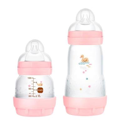 Kit Mamadeira Mam Easy Start Anticólica Duo Rosa