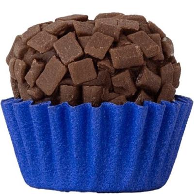 Forminha Para Doces Cores Intensas Liso Nº 5 Azul Royal - 100 Un
