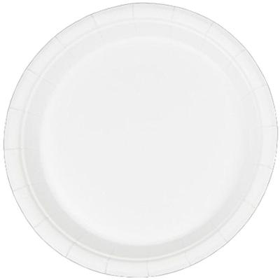 Prato De Papel Branco 23cm - 25 Un
