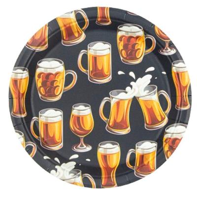 Prato De Papel 18cm Chop - 10 Un
