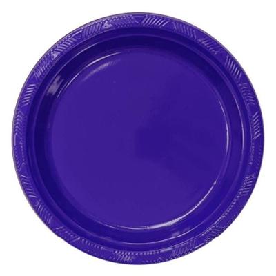 Prato Plástico Happy Line 15cm Roxo - 8 Un