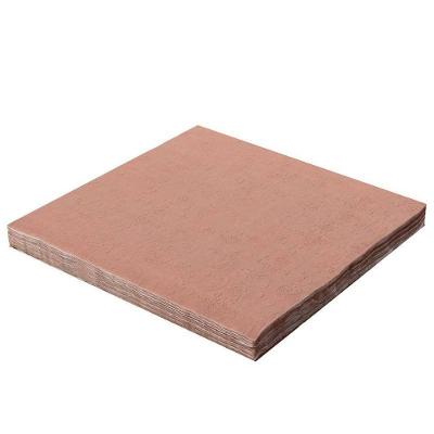 Guardanapo Folha Dupla Alto Relevo 32x32cm Rosê - 20 Un