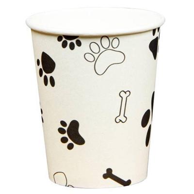 Copo De Papel 270ml Patinhas - 10 Un