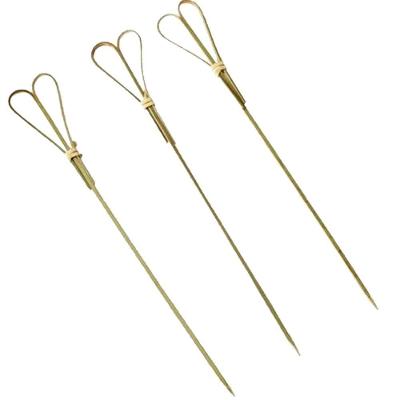 Palito Em Bambu Para Petiscos 18cm Coração - 20 Un