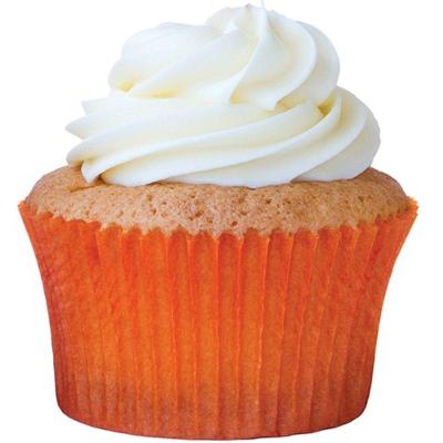 Forminha Para Bolinho Cupcake Liso Nº 0 Laranja - 45 Un