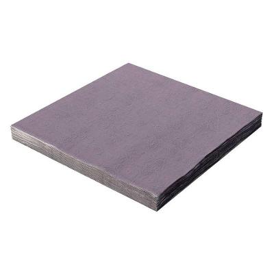 Guardanapo Folha Dupla Alto Relevo 32x32cm Roxo - 20 Un