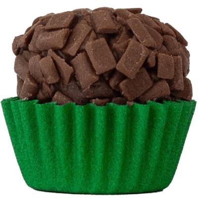 Forminha Para Doces Cores Intensas Liso Nº 5 Verde Bandeira - 100 Un