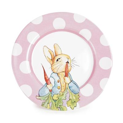 Prato Sobremesa Redondo Páscoa Infantil Collec Peter 20cm - 1 Un