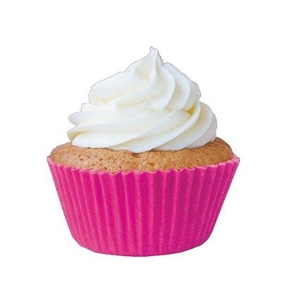Forminha Para Bolinho Mini Cupcake Liso Nº 2 Pink - 45 Un