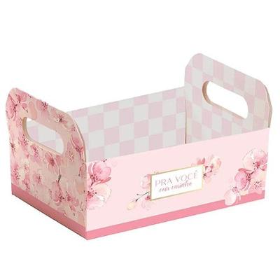 Kit Caixote De Cartão Blossom M 22x15x8cm - 10 Un