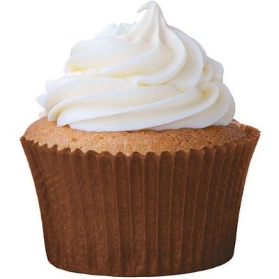 Forminha Para Bolinho Cupcake Liso Nº 0 Marrom - 45 Un