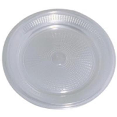 Prato Crystal Descartável Neon 15cm Natural - 10 Un