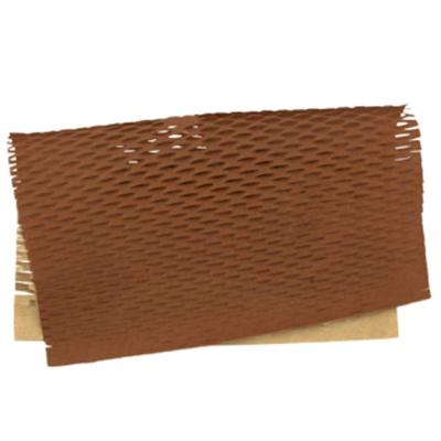 Papel Colméia Liso 50x50cm Marrom - 10 Un