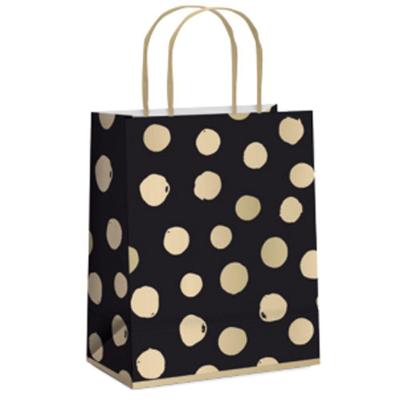 Kit Sacola De Papel Big Ball M 26x19,5x9,5cm Preto - 10 Un
