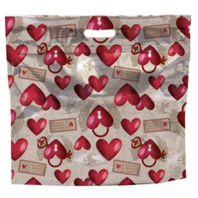 Kit Sacola Laminada Com Zíper 32x40+5cm Amor Real - 50 Un