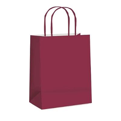 Kit Sacola De Papel Marsala G 32x26,5x13cm - 10 Un