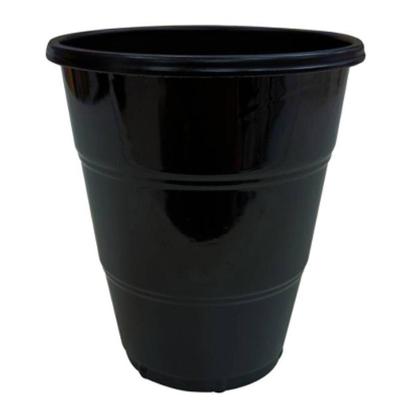 Copo Plástico Happy Line 210ml Preto - 8 Un