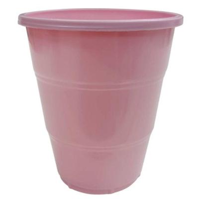 Copo Plástico Happy Line 210ml Rosa Bebê - 8 Un