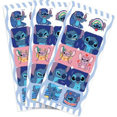 Adesivo Quadrado Stitch New - 30 Un