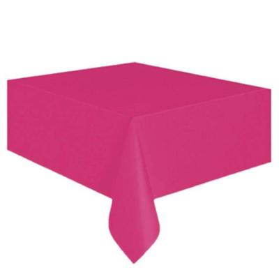 Toalha De Mesa Plástica Happy Line 1,37x1,77 Metros Pink - 1 Un