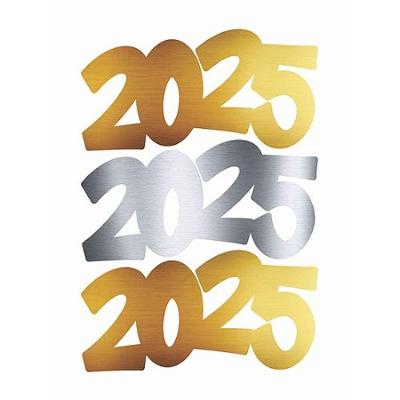 Aplique Artesanal Cartonado Réveillon 2025 G - 5 Un