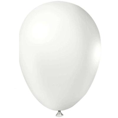 Balão Látex Tradicional Redondo 5 Liso Branco - 50 Un