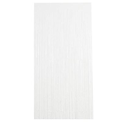 Cortina Metalizada 100x200cm Branca - 1 Un