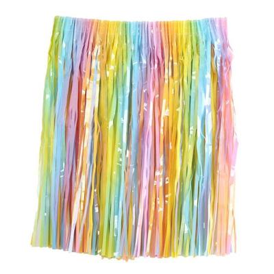 Saia Carnaval Metalizada Candy Color Colorida 40cm - 1 Un