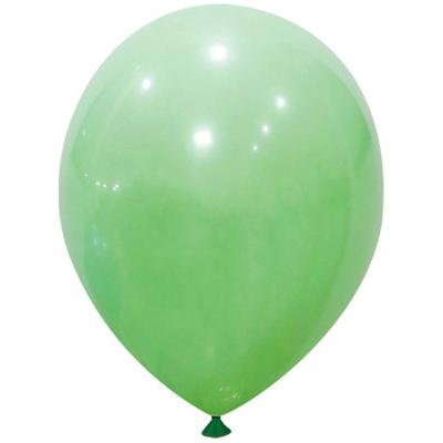 Balão Látex Tradicional Redondo 5 Liso Verde Claro - 50 Un