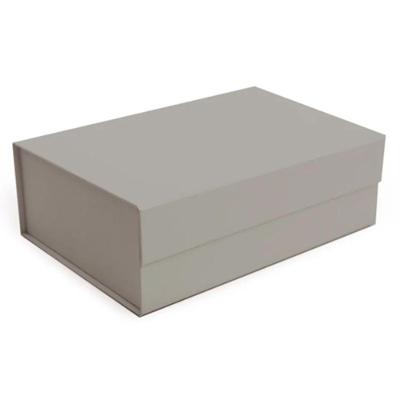 Caixa Rígida Dobrável Retangular Com ímã M Gris 29x21x9cm - 5 Un