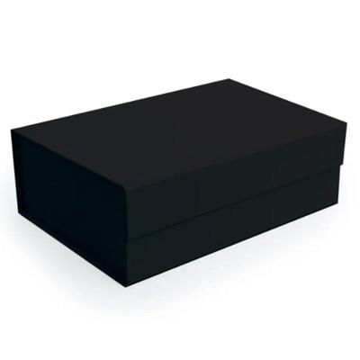 Caixa Rígida Dobrável Retangular Com ímã P Preto 24,5x17,5x8cm - 5 Un