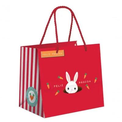 Sacola Premium Para Um Meio Ovo Alegria Na Toca M 30x26x14cm - 10 Un