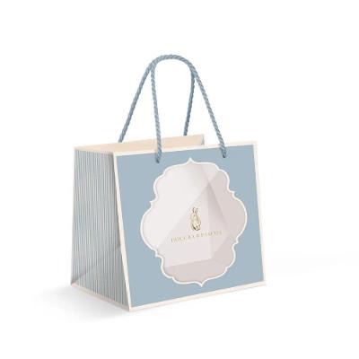Sacola Premium Para Um Meio Ovo Com Visor Laviê Mediterrâneo M 30x26x14cm - 10 Un