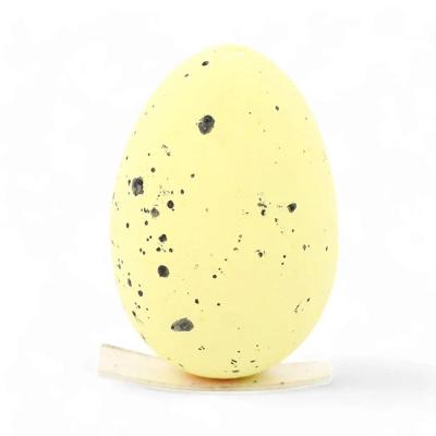 Ovos Decorativos Amarelo 6x4x4cm - 6 Un
