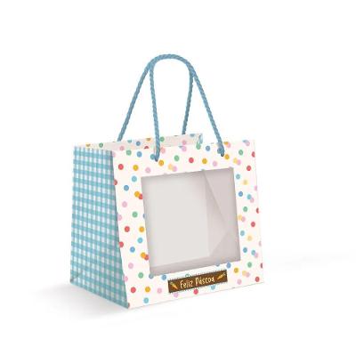 Sacola Premium Para Um Meio Ovo Com Visor Jump M 30x26x14cm - 10 Un